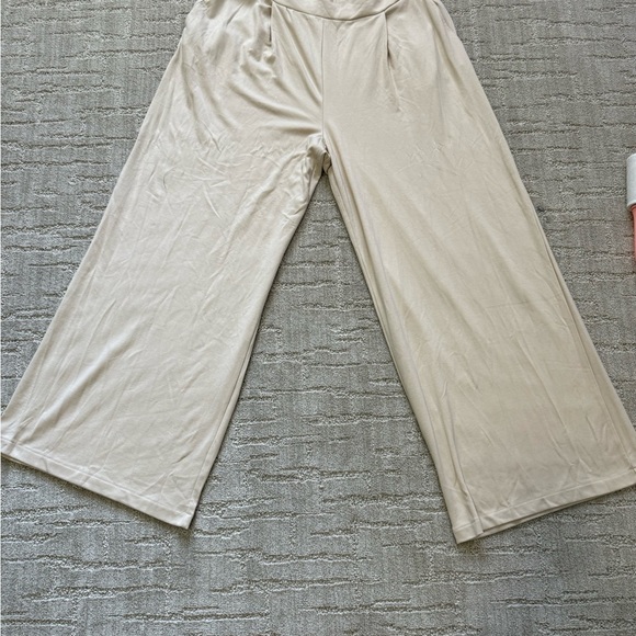 Halogen Cream Wide Leg Pants - Picture 5 of 5
